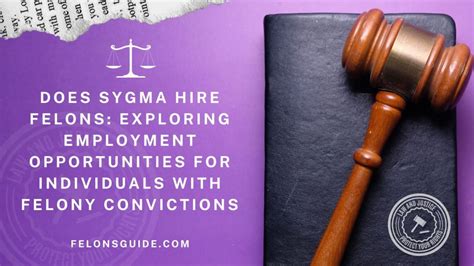 Two <strong>felons</strong> convicted of similar crimes may apply for the same job. . Does sygma hire felons
